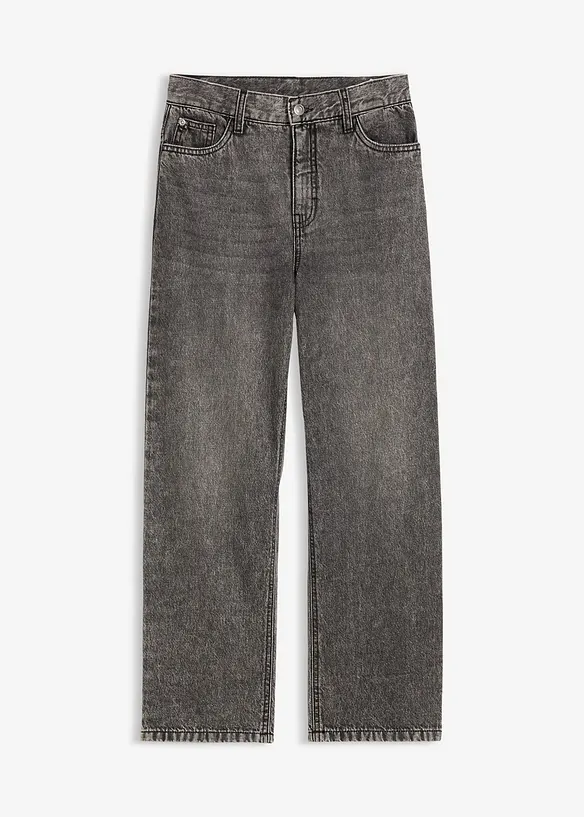 Loose Fit-jeans med regulerbar linning, Straight, bonprix