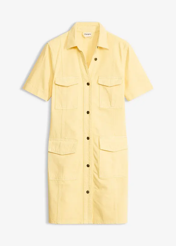 Minikjole i 100% bomull, bonprix