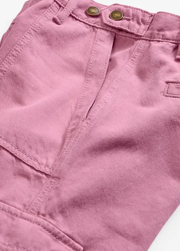 Cargobukse i 100% bomull, bonprix