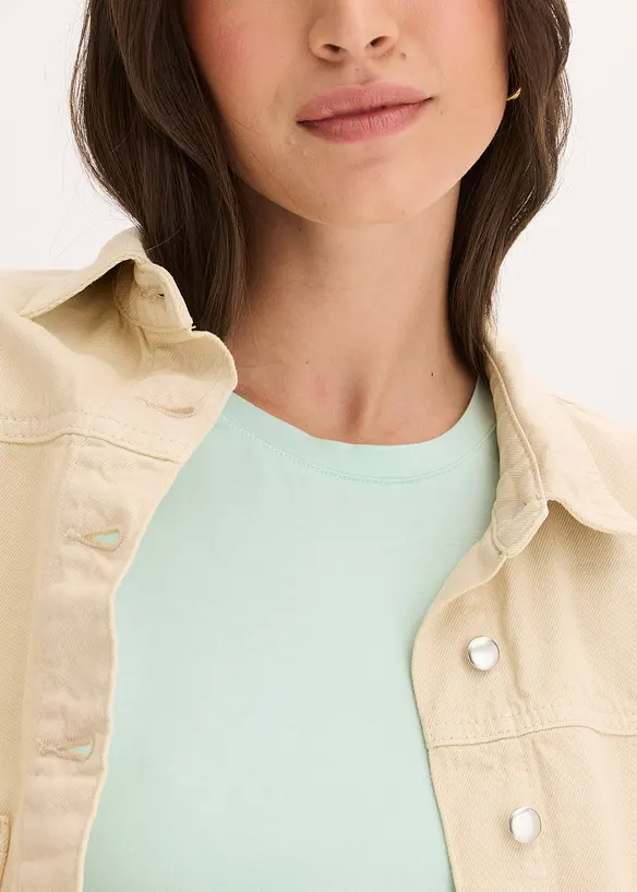 Topp i myk viskosemiks, bonprix