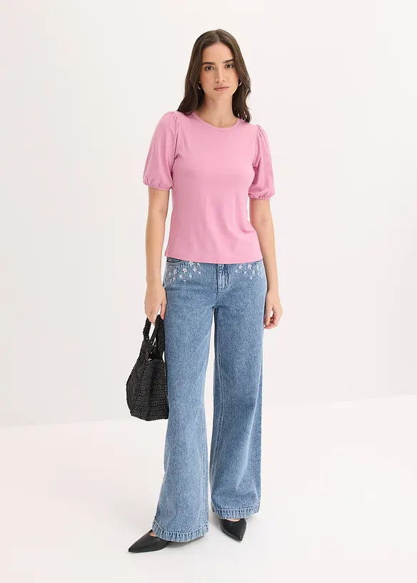 Topp i myk viskosemiks, bonprix