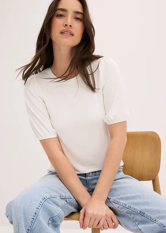 Topp i myk viskosemiks, bonprix