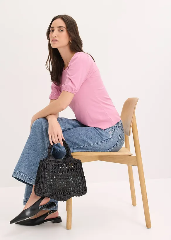 Topp i myk viskosemiks, bonprix