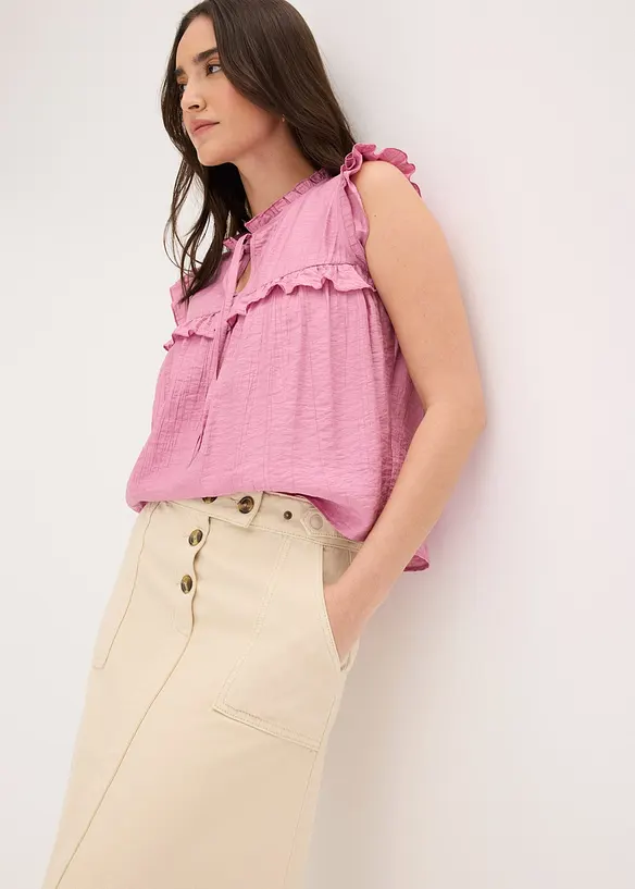 Twillskj&oslash;rt i 100% bomull, bonprix