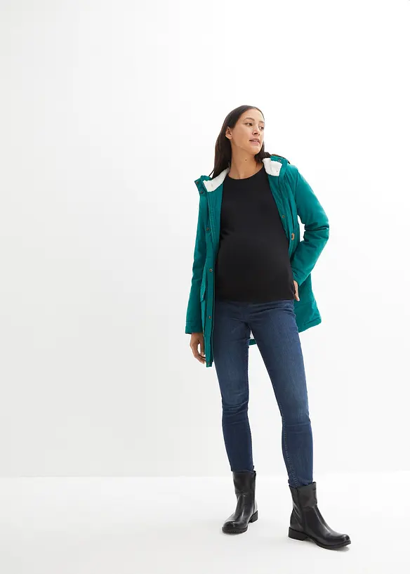 Mykt f&ocirc;ret 3-i-1-mamma- og b&aelig;rejakke, bonprix