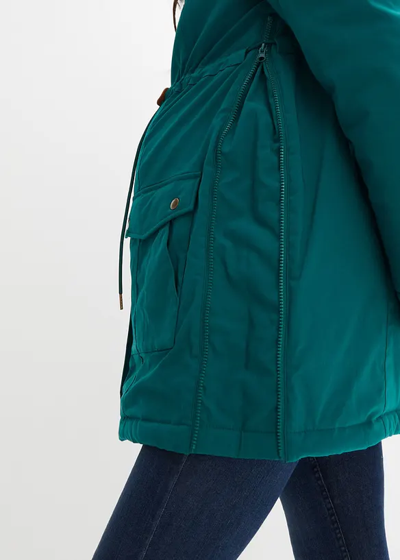 Mykt f&ocirc;ret 3-i-1-mamma- og b&aelig;rejakke, bonprix