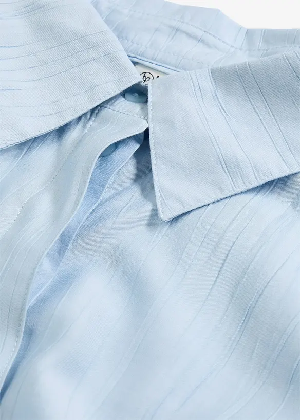 Skjorte i lett viskosemiks, bonprix