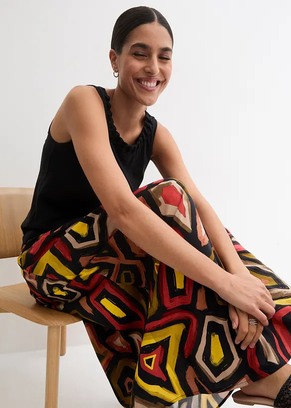 Maxiskj&oslash;rt i lett viskose, bonprix