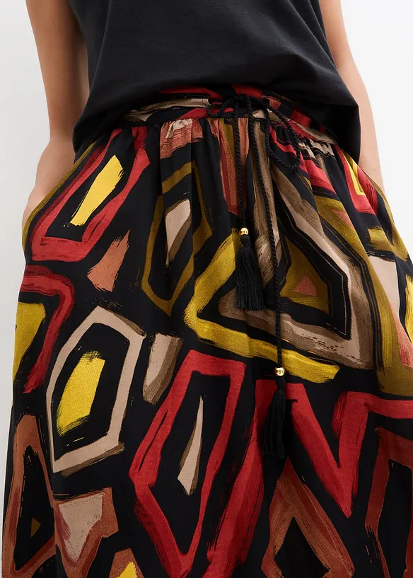 Maxiskj&oslash;rt i lett viskose, bonprix