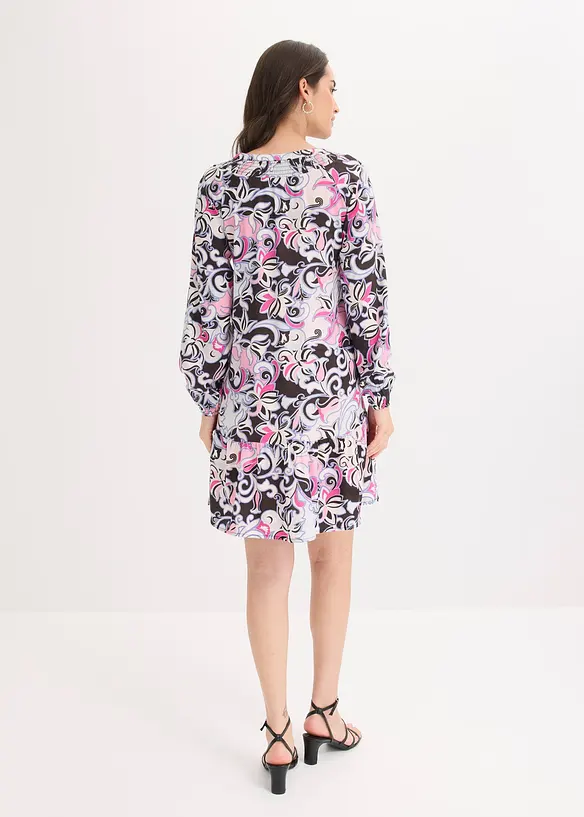 Tunikakjole i lett viskose, bonprix