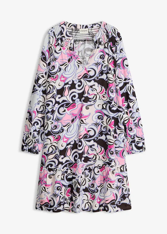 Tunikakjole i lett viskose, bonprix