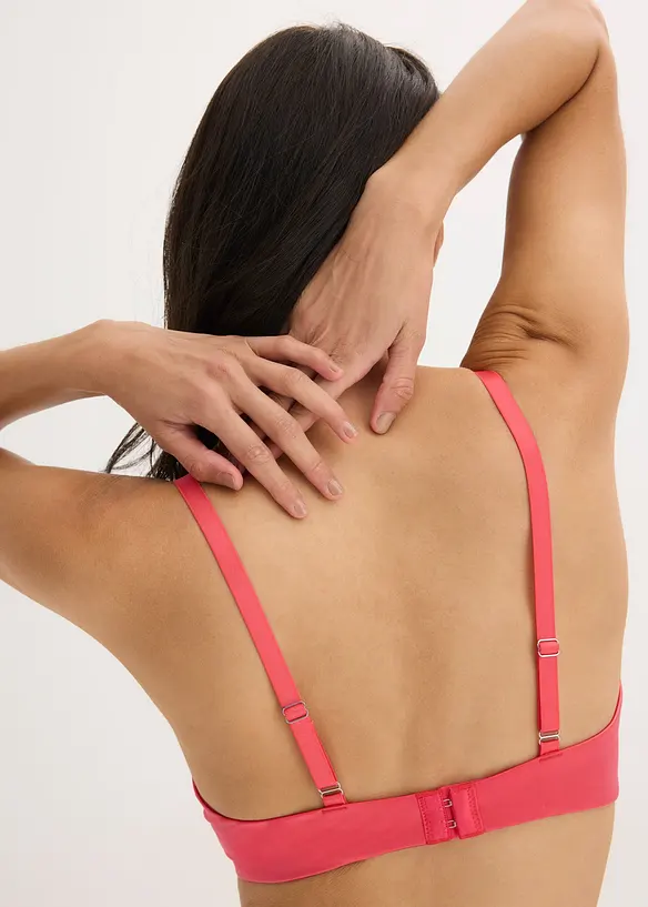 Vattert BH med blomstrete glitterbroderier, bonprix