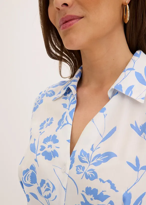 Skjortekjole i lett viskose, bonprix