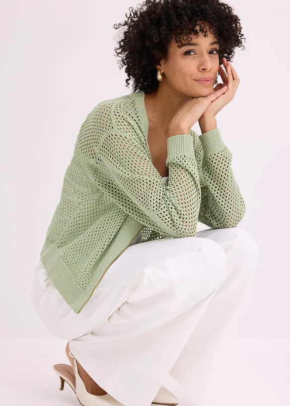 Strikkejakke, bonprix