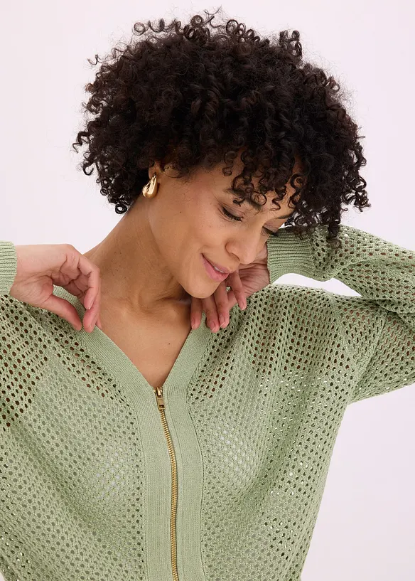 Strikkejakke, bonprix