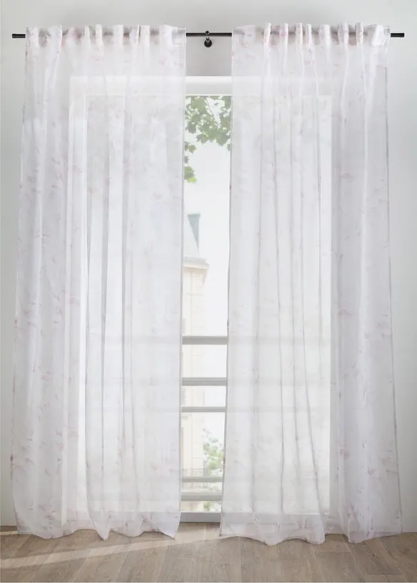 Gardin med blomsterm&oslash;nster (1-pack), bonprix