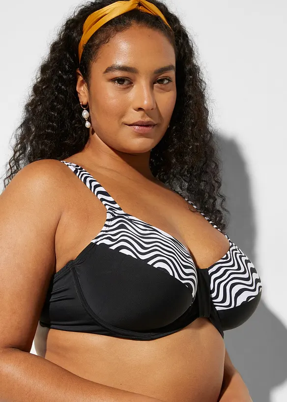 Minimizer-bikini med vatterte skulderb&aring;nd (2-delt sett), bonprix