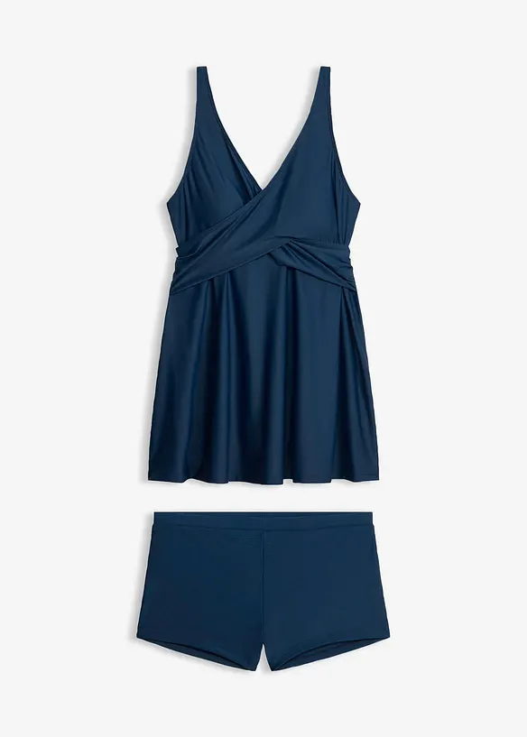 Lang tankini med V-hals, bonprix