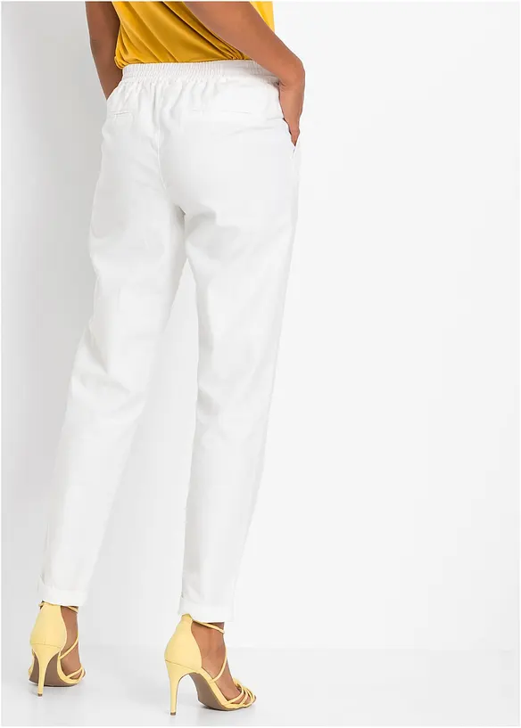 Bukse med lin, bonprix