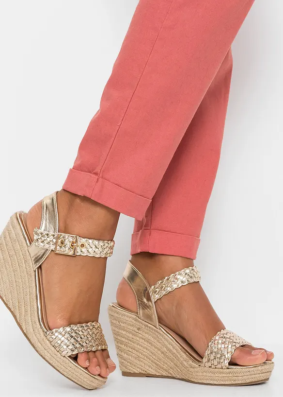 Bukse med lin, bonprix