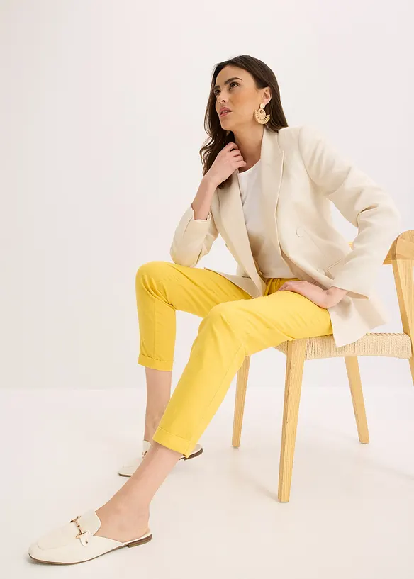 Bukse med lin, bonprix