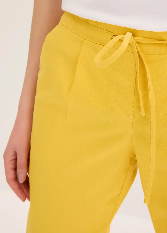 Bukse med lin, bonprix