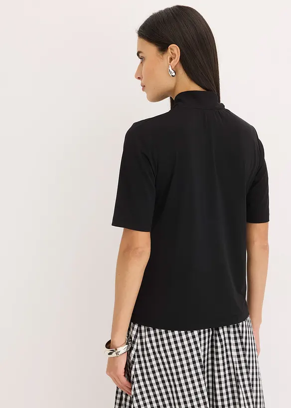 Topp med elegant krage, bonprix