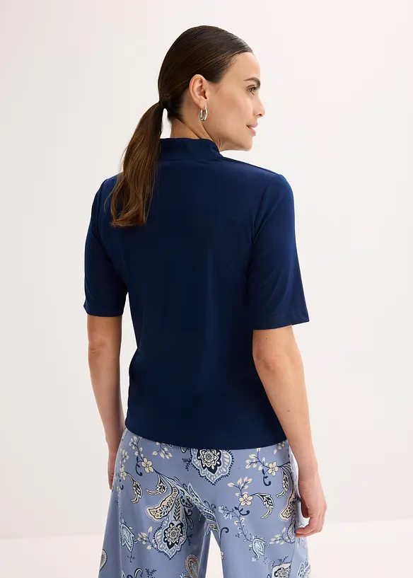 Topp med elegant krage, bonprix