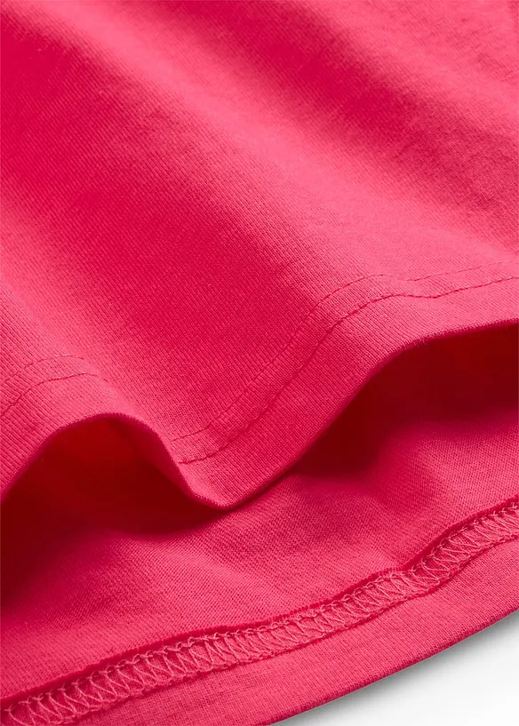 Topp med rund hals (5-pack), bonprix