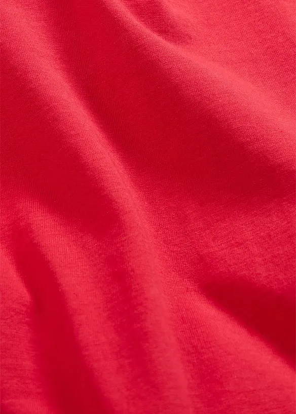 Topp med rund hals (5-pack), bonprix