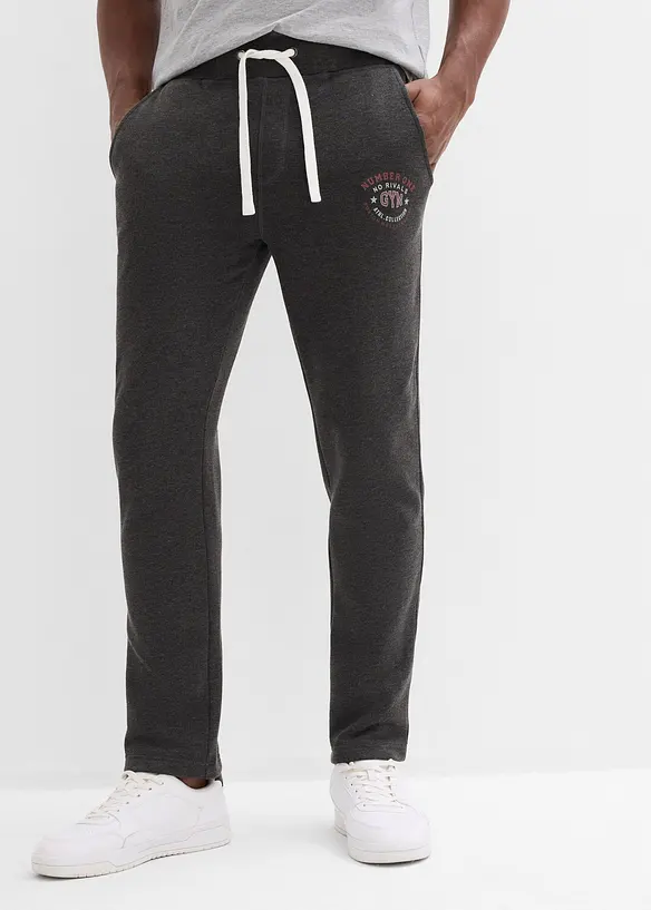 Joggebukse med t&oslash;ffe detaljer, bonprix