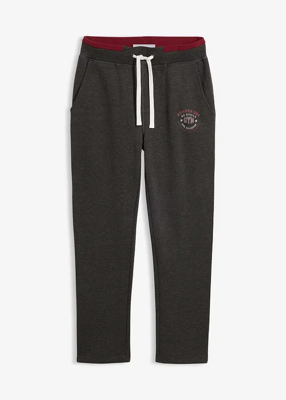 Joggebukse med t&oslash;ffe detaljer, bonprix