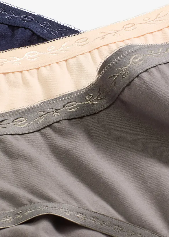 Truse med h&oslash;y midje (4-pack), bonprix