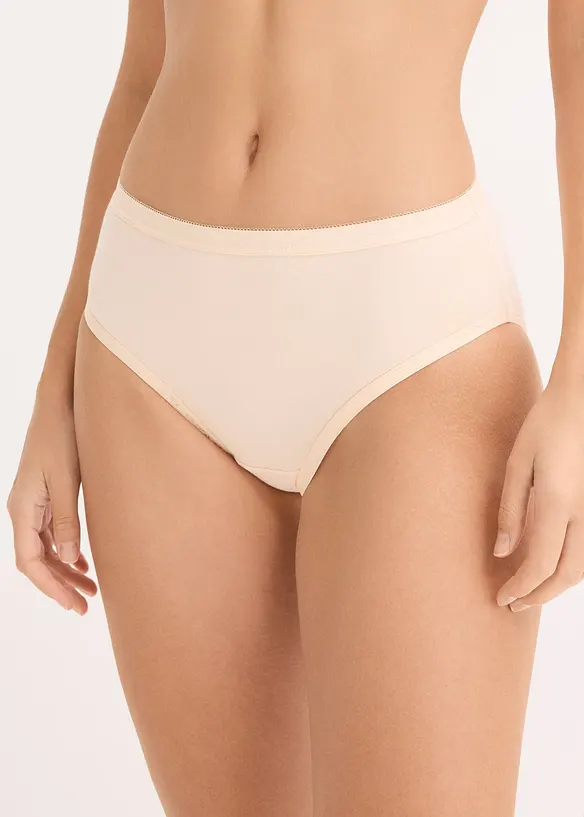 Truse med h&oslash;y midje (4-pack), bonprix