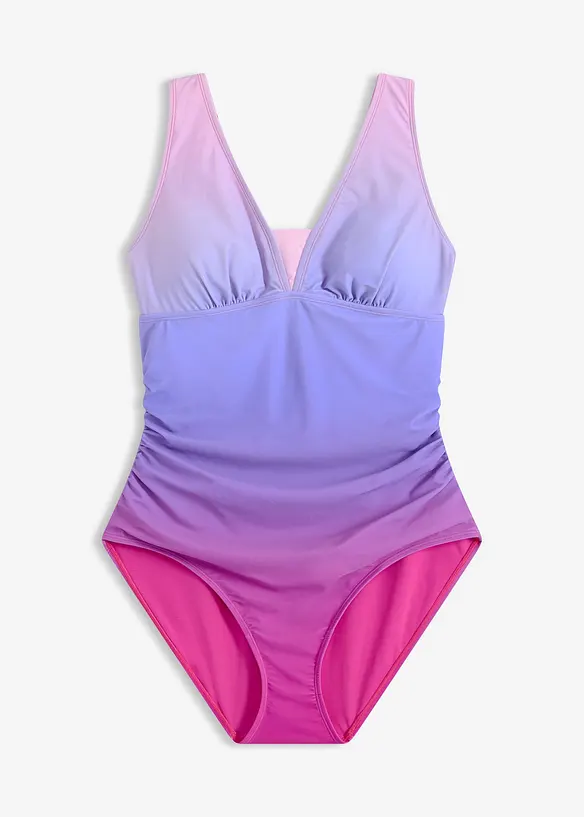 Shape-badedrakt med rynking, middels formende, bonprix
