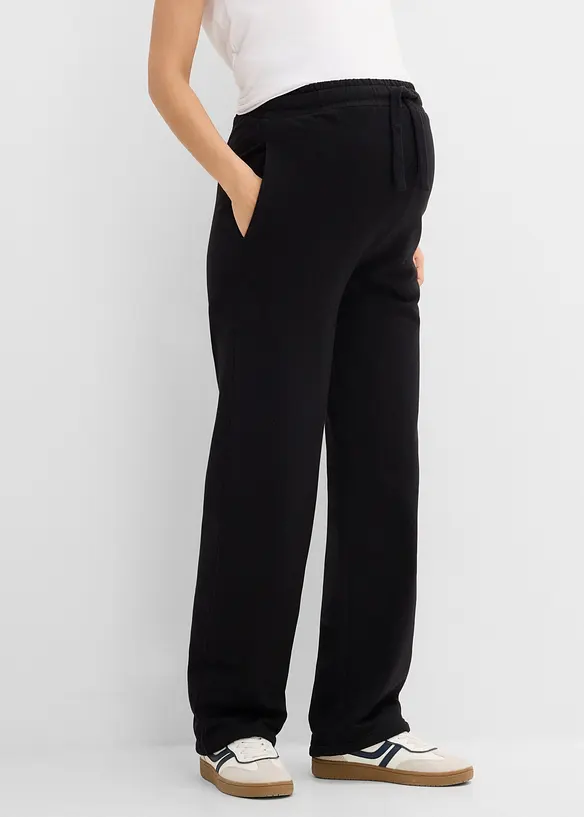 Mammabukse i sweatmateriale med regulerbar benkant, av 100% &oslash;kologisk bomull, bonprix