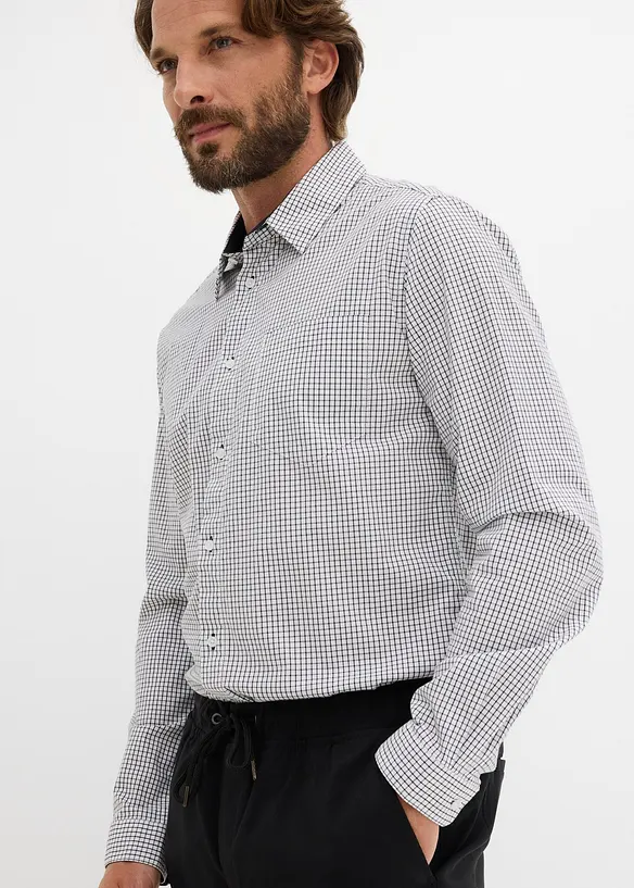 Relaxed fit-pull on-bukse med superstretch, Straight, bonprix