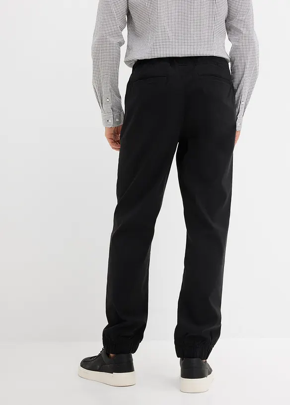 Relaxed fit-pull on-bukse med superstretch, Straight, bonprix