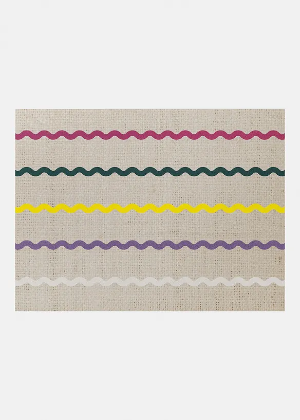 Vaskbar d&oslash;rmatte med grafisk m&oslash;nster, bonprix