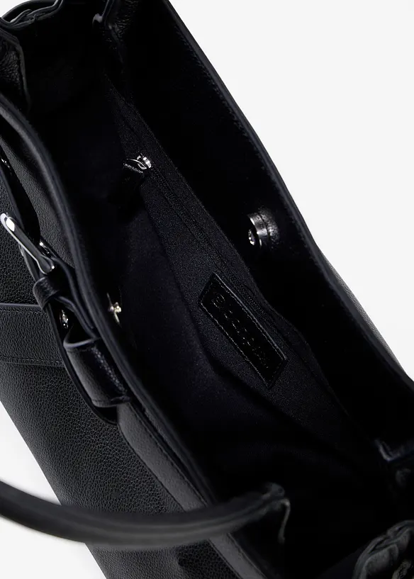 H&aring;ndveske med spennedetalj, bonprix