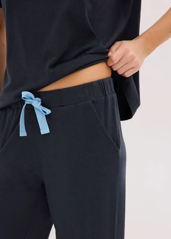 Pyjamas i myk viskosemiks, bonprix