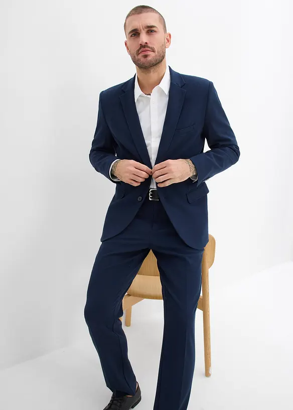 Dressbukse med stretch, Modern fit, bonprix