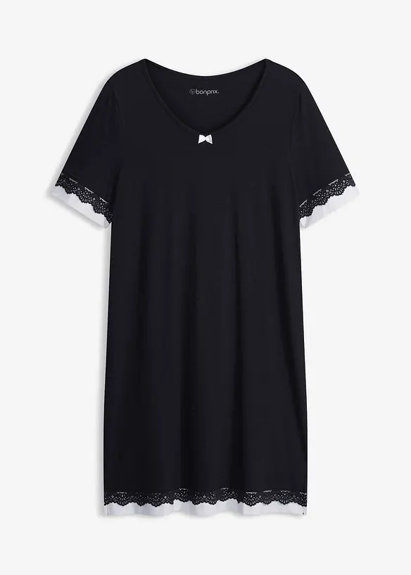 Nattkjole i myk viskosemiks, bonprix