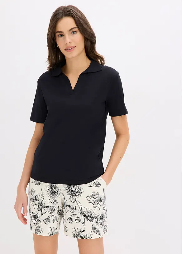 Kort pyjamas i 100% bomull, bonprix