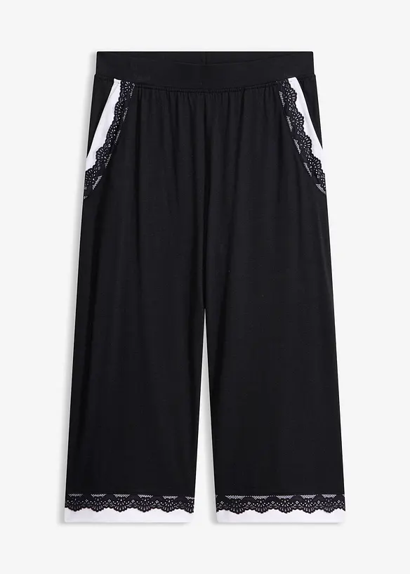 Vid kulotte av myk viskosemiks, bonprix