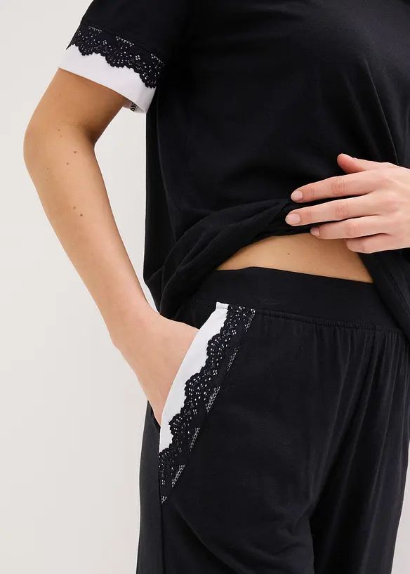 Vid kulotte av myk viskosemiks, bonprix