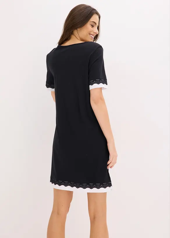 Nattkjole i myk viskosemiks, bonprix