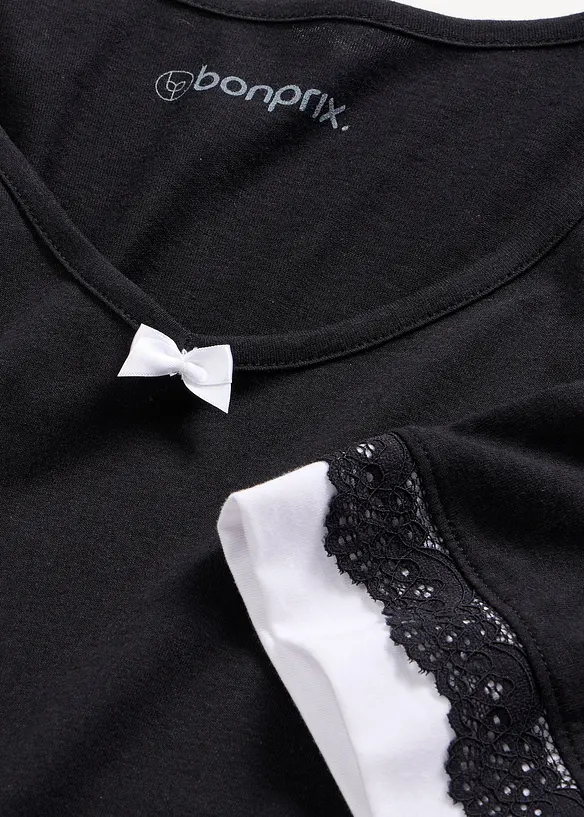 Nattkjole i myk viskosemiks, bonprix