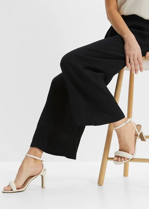 Slip on-bukse i viskose, bonprix