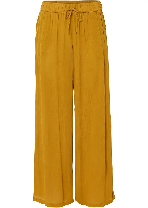 Slip on-bukse i viskose, bonprix